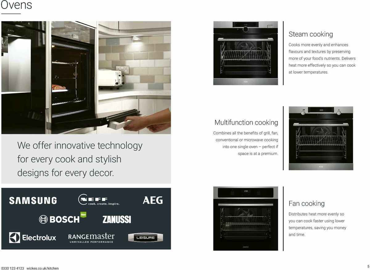 Wickes Kitchen Appliances Brochure Offers from 1 December