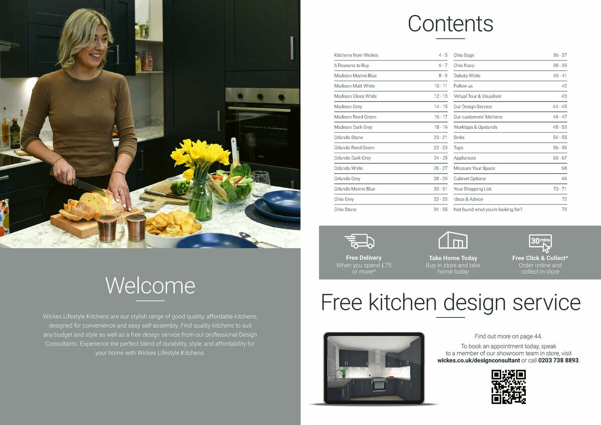 Wickes Lifestyle Kitchens Brochure Offers from 1 December