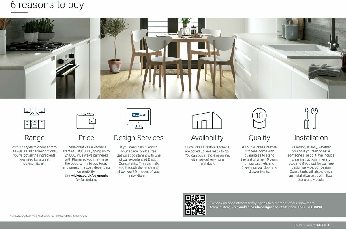 Wickes Lifestyle Kitchens Brochure Offers from 1 December