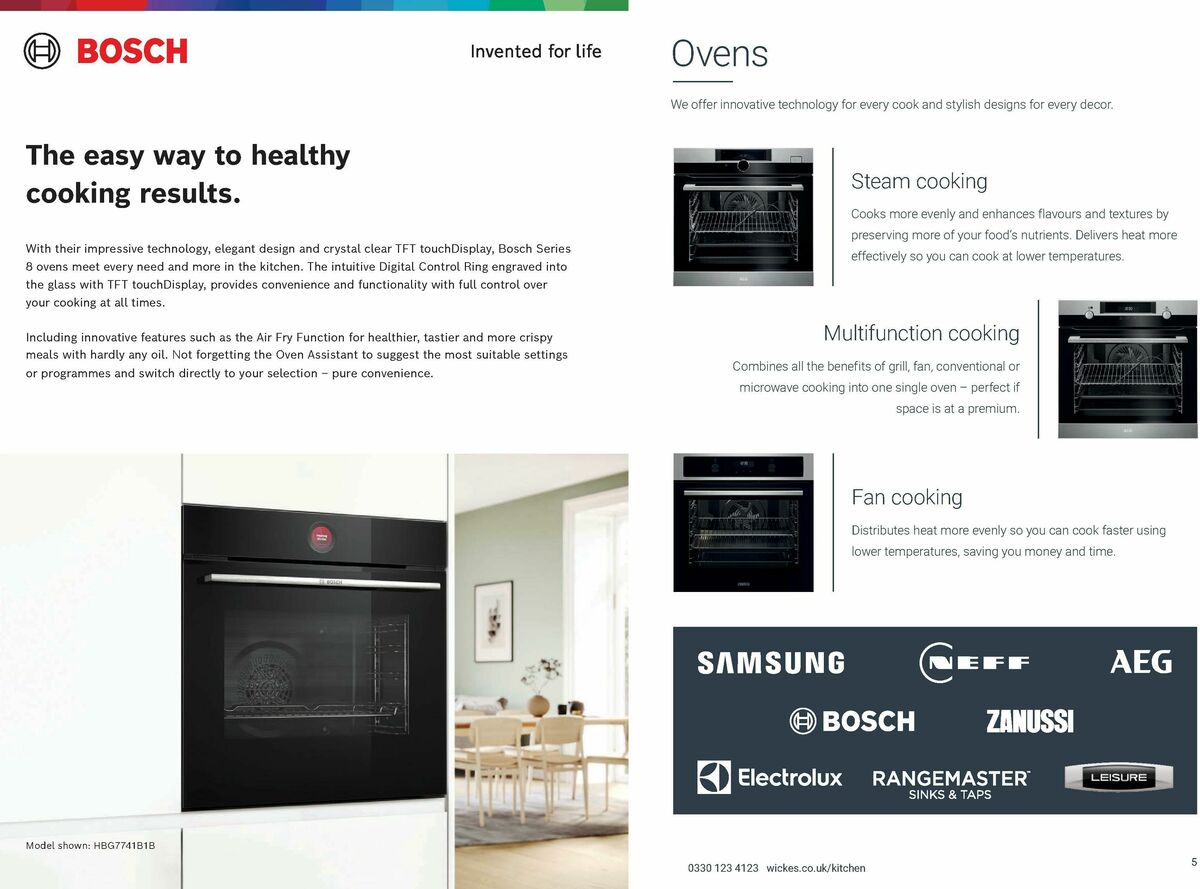 Wickes Kitchen Appliances Brochure Offers from 25 August