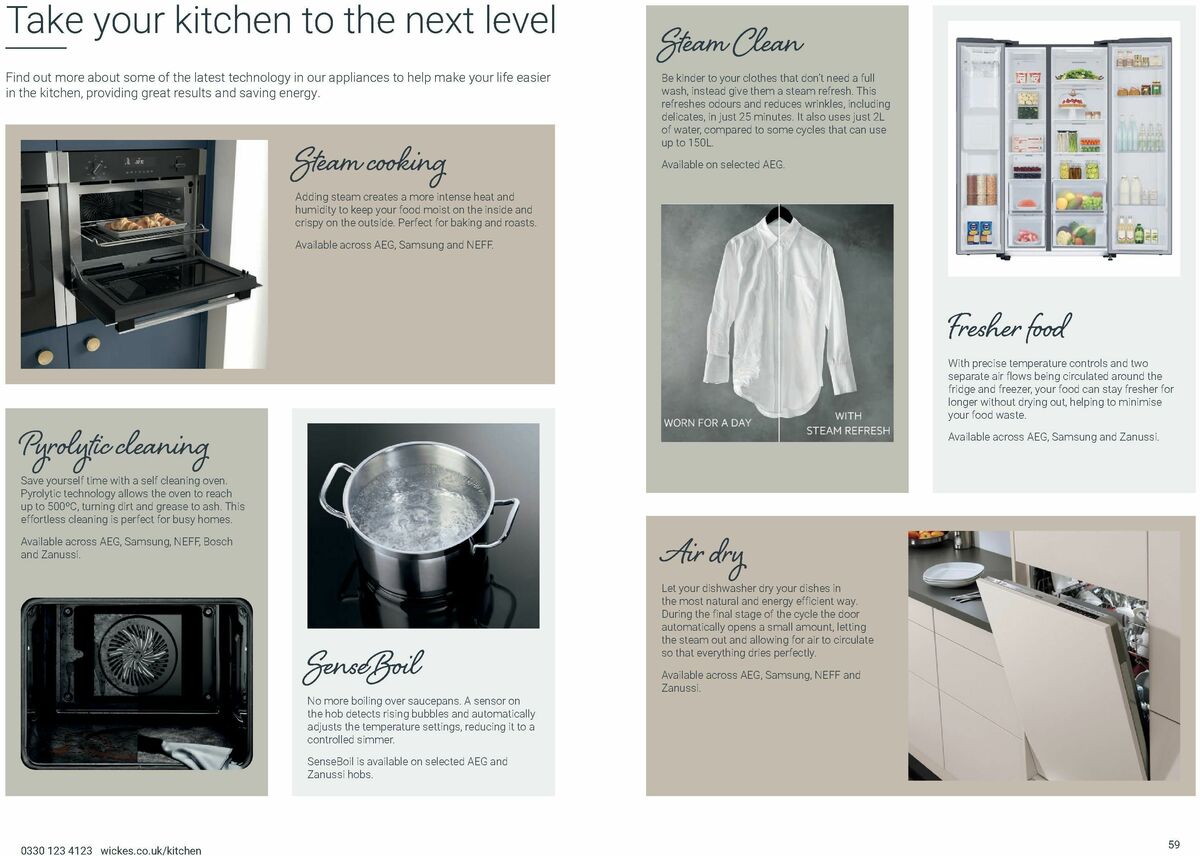 Wickes Kitchen Appliances Brochure Offers from 25 August