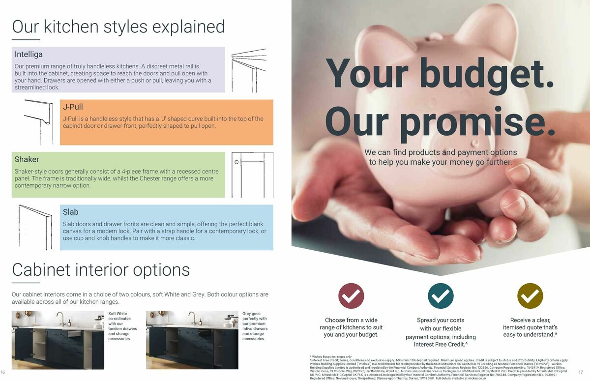 Wickes Kitchens Brochure Offers from 25 August