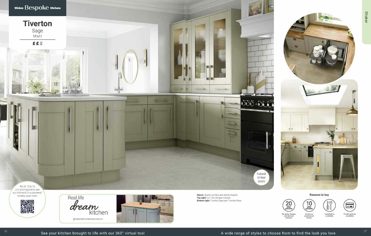 Wickes Kitchens Brochure Offers from 30 December
