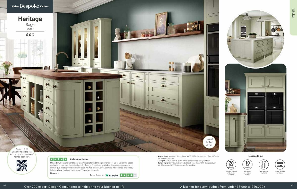 Wickes Kitchens Brochure Offers from 30 December