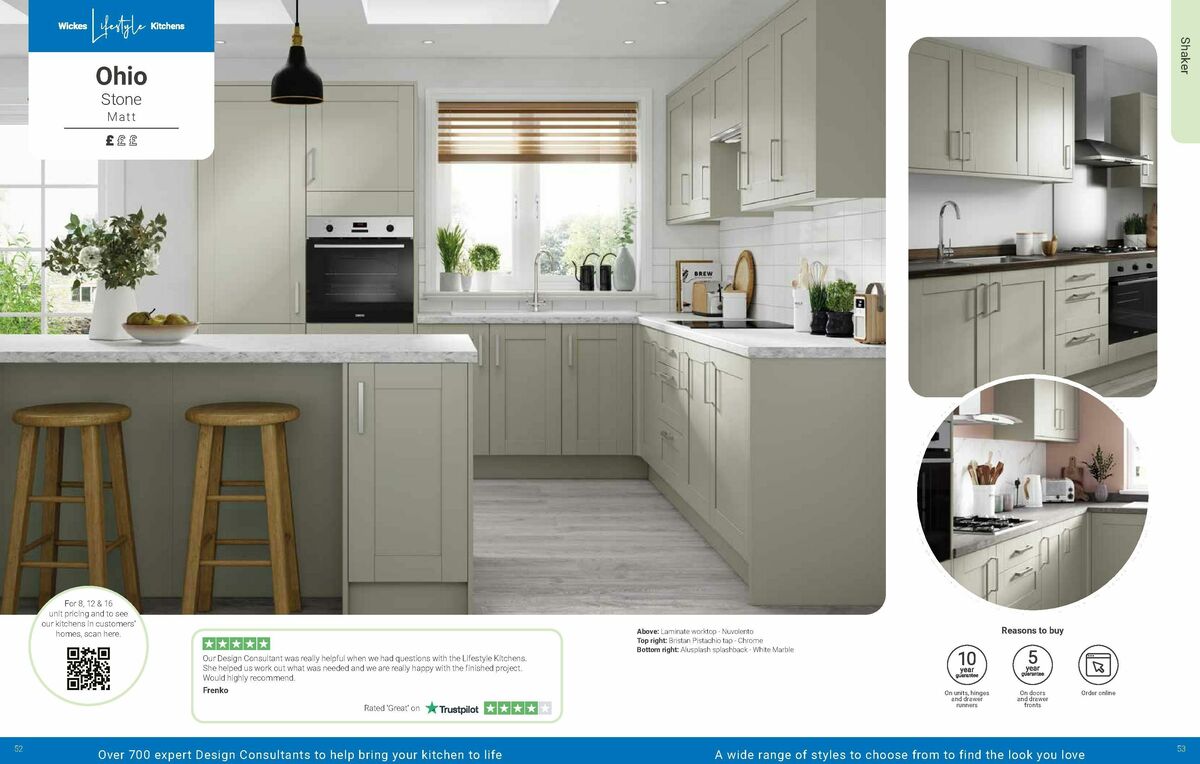Wickes Kitchens Brochure Offers from 30 December
