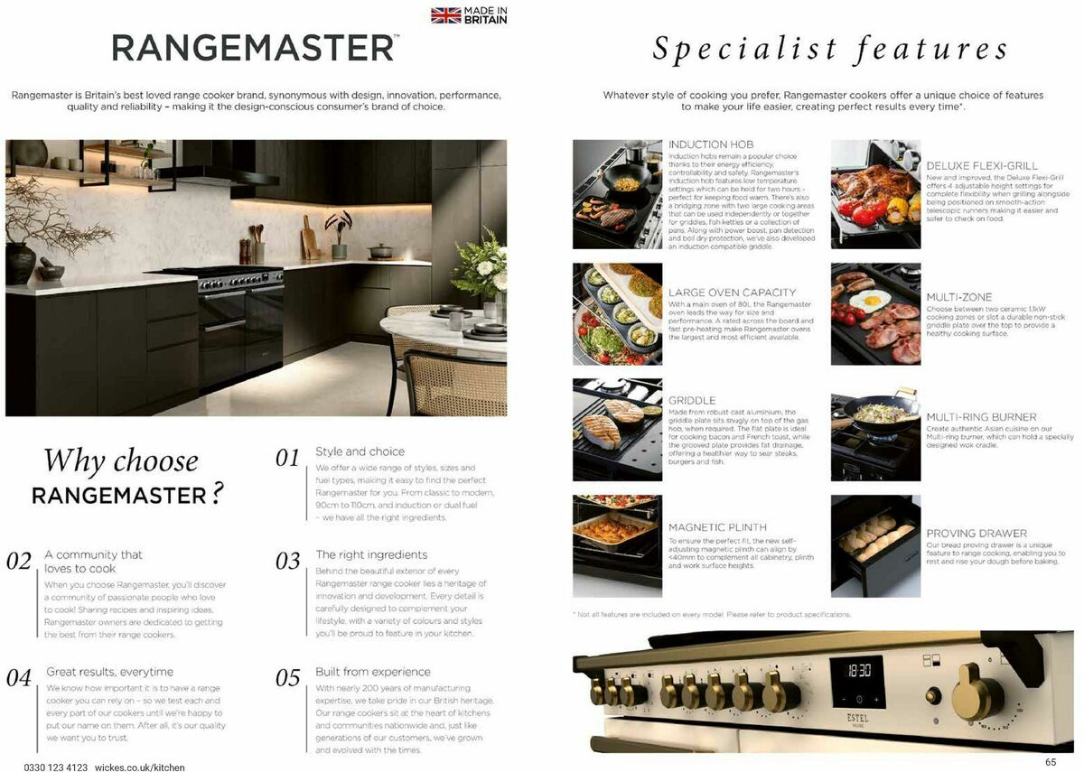 Wickes Kitchen Appliances Brochure Offers from 15 January