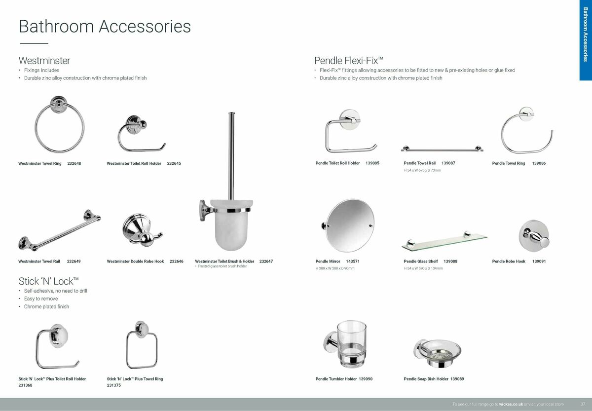 Wickes Bathrooms Brochure Offers from 1 February