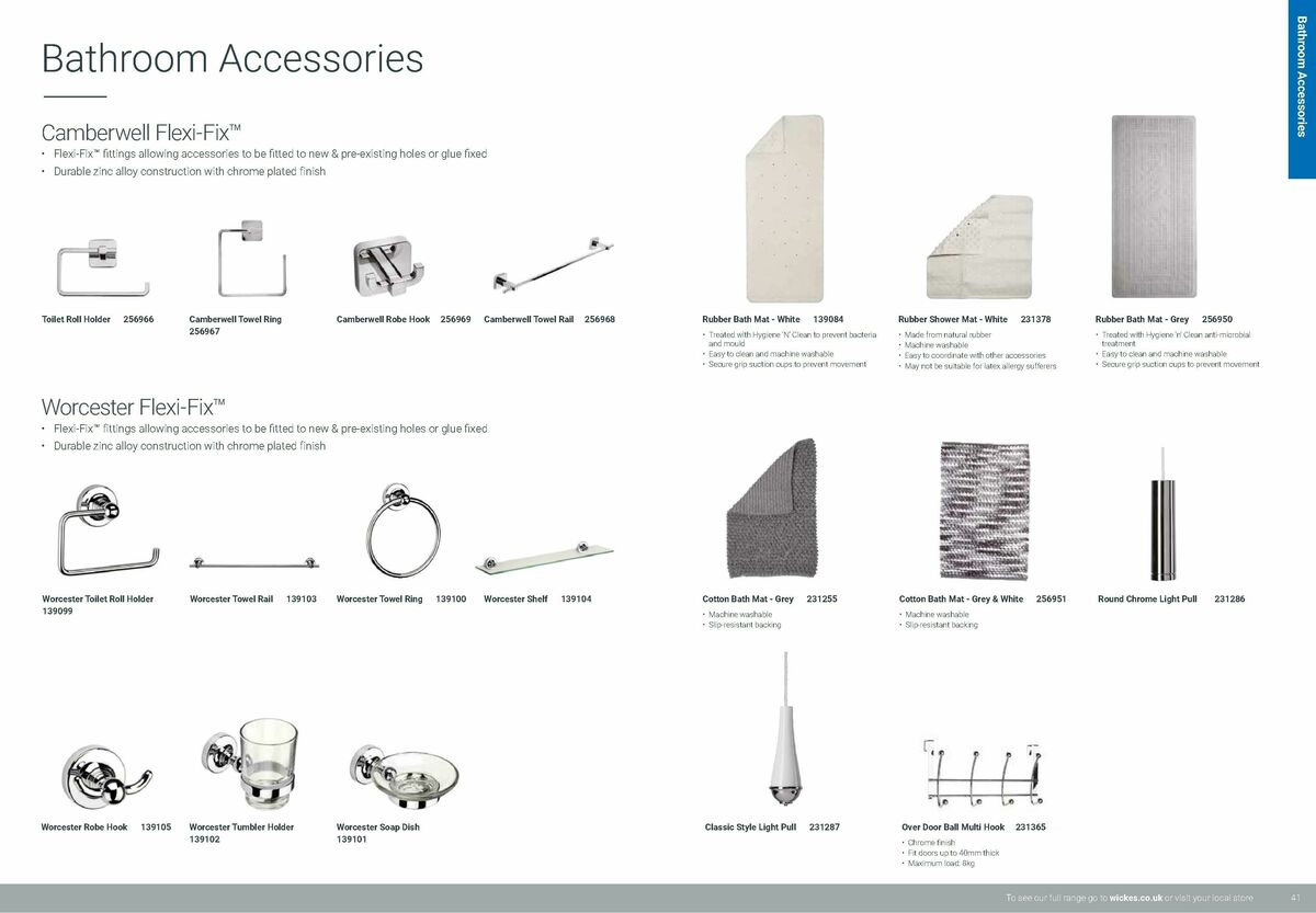 Wickes Bathrooms Brochure Offers from 1 February