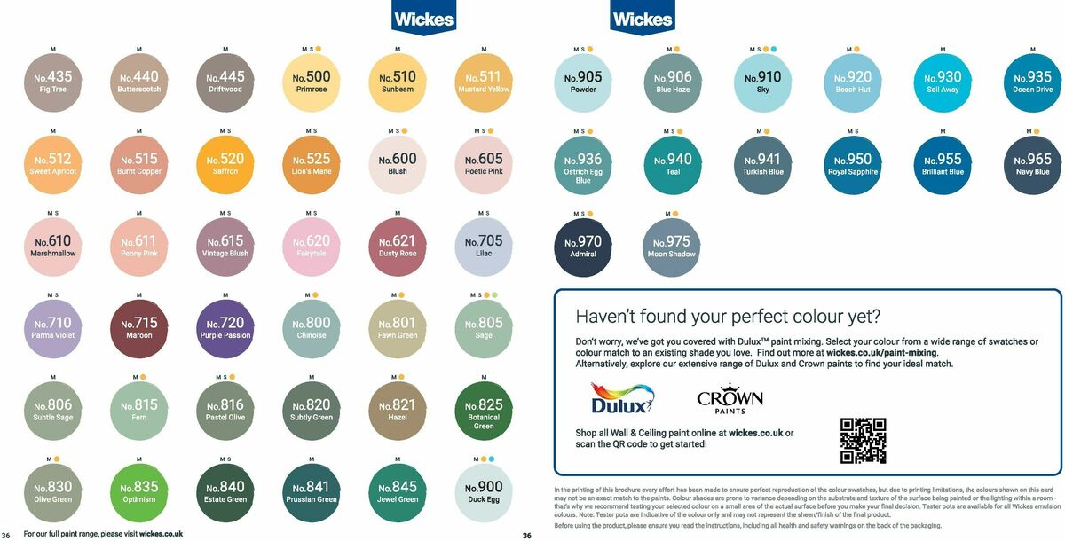 Wickes Paint Brochure Offers from 1 May