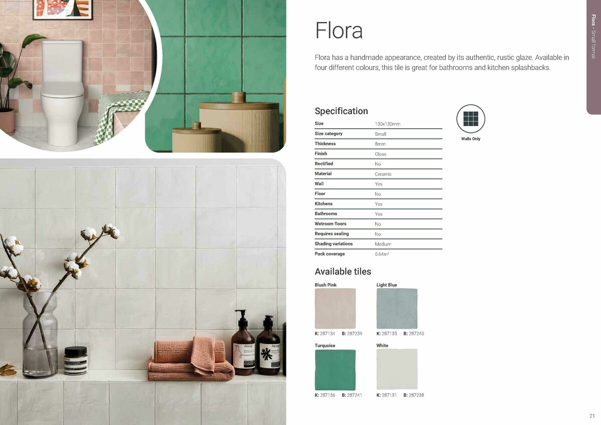 Wickes Boutique Tiles brochure Offers from 18 August
