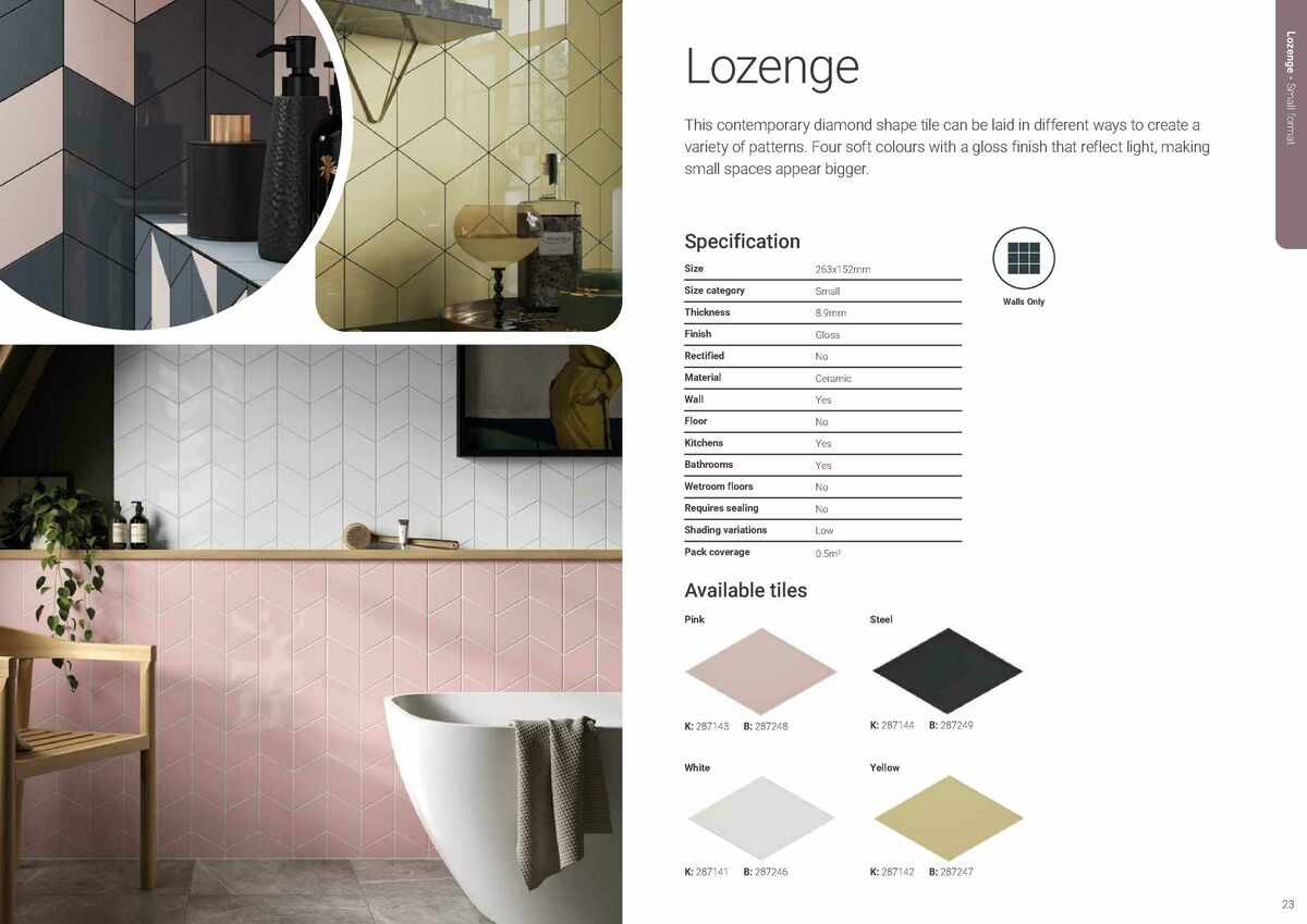 Wickes Boutique Tiles brochure Offers from 18 August