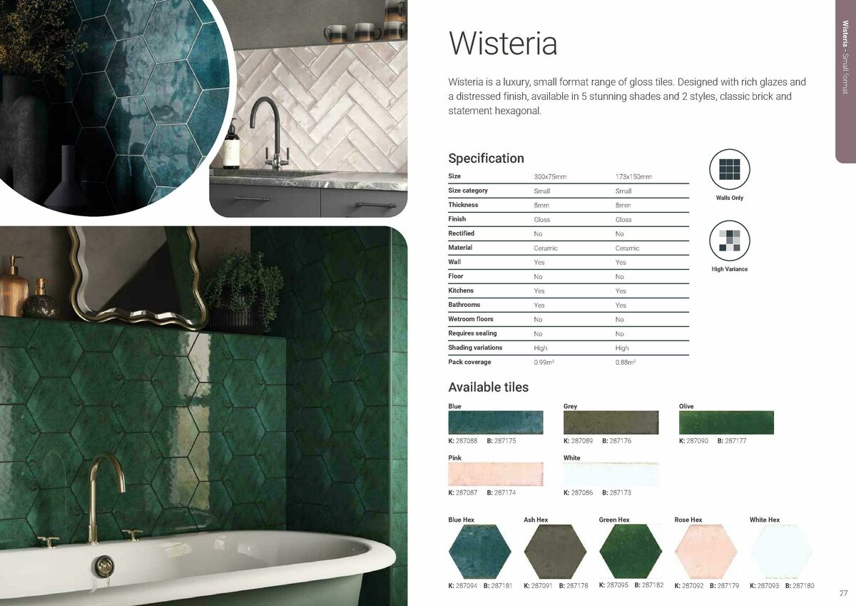 Wickes Boutique Tiles brochure Offers from 18 August