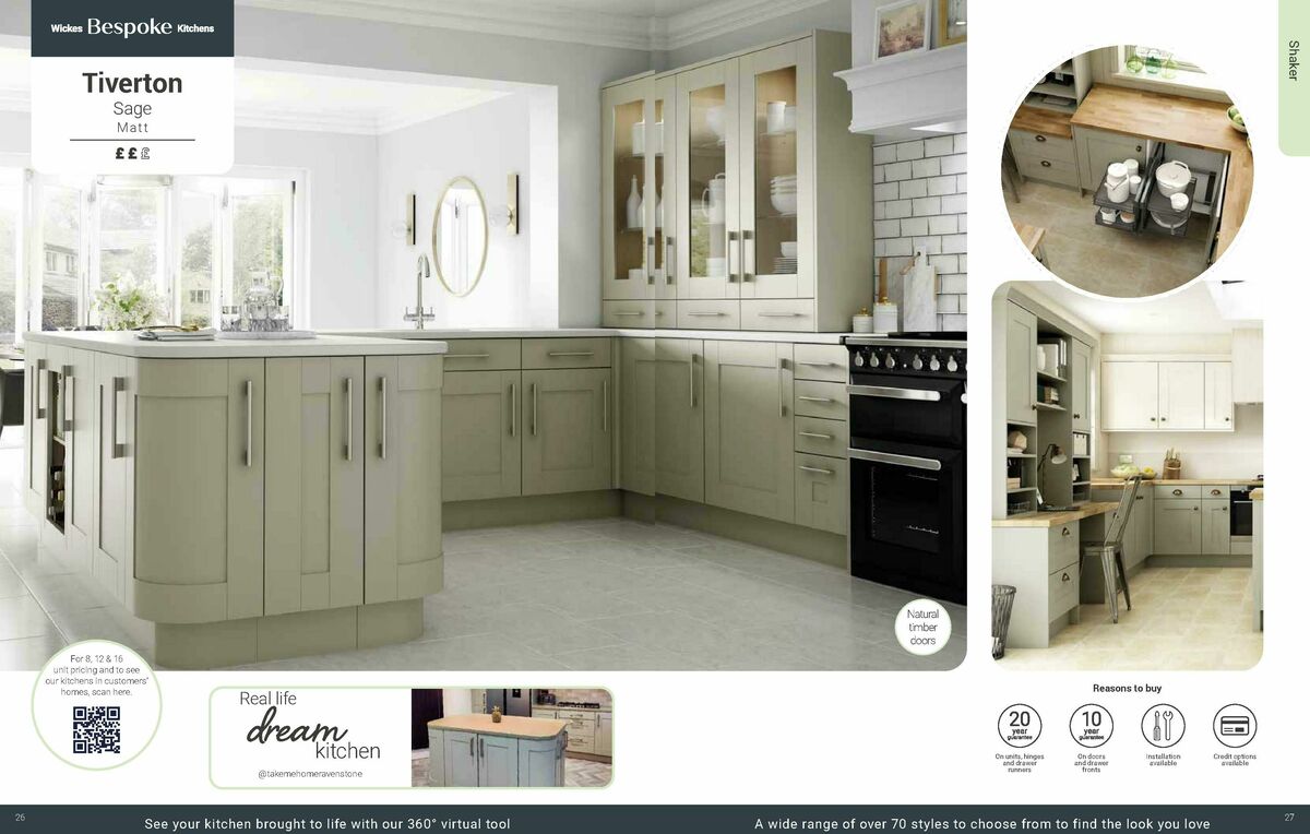 Wickes Kitchens Brochure Offers from 18 August