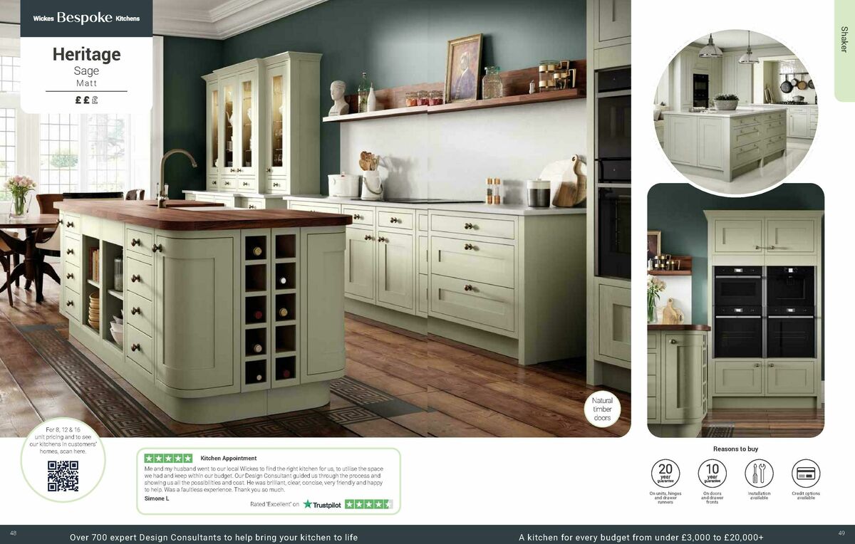 Wickes Kitchens Brochure Offers from 18 August