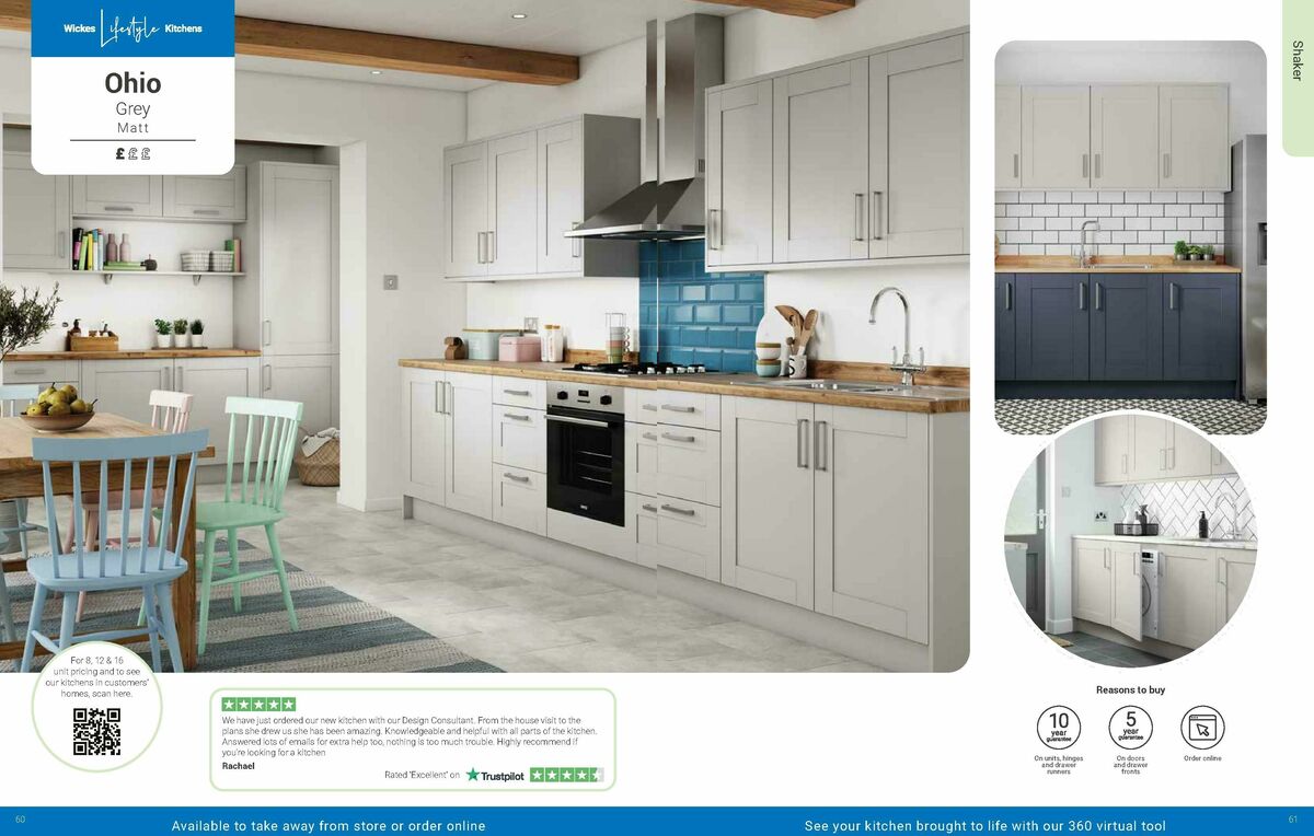 Wickes Kitchens Brochure Offers from 18 August