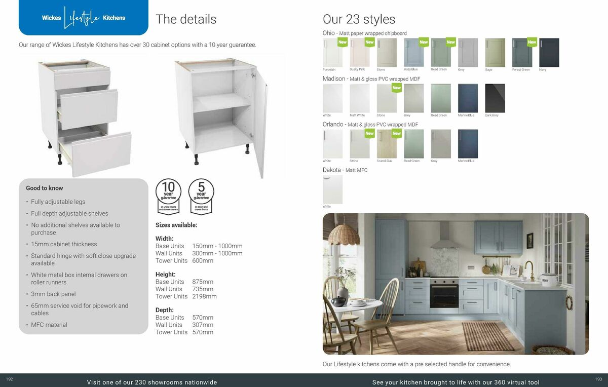 Wickes Kitchens Brochure Offers from 18 August
