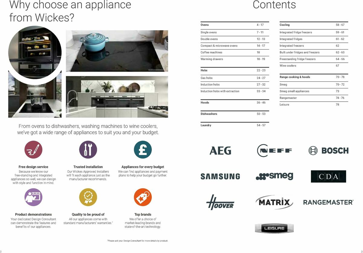 Wickes Kitchen Appliances Brochure Offers from 18 August