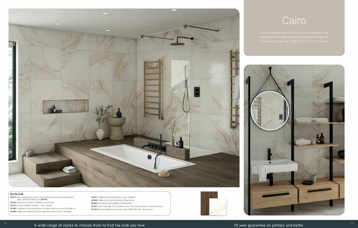 Wickes Bespoke Bathrooms Brochure Offers from 1 September