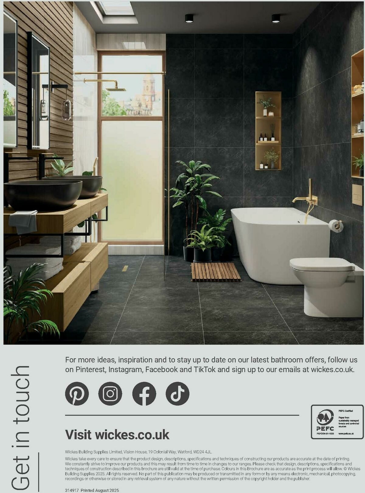 Wickes Bespoke Bathrooms Brochure Offers from 1 September