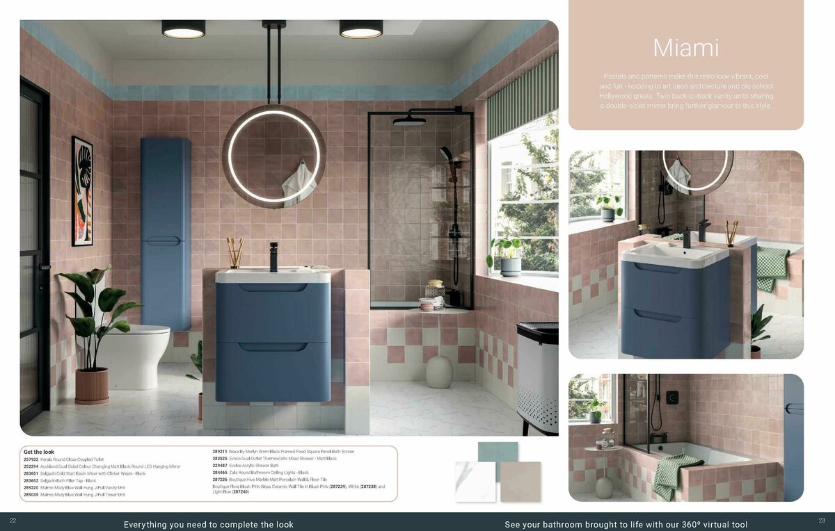 Wickes Bespoke Bathrooms Brochure Offers from 1 September