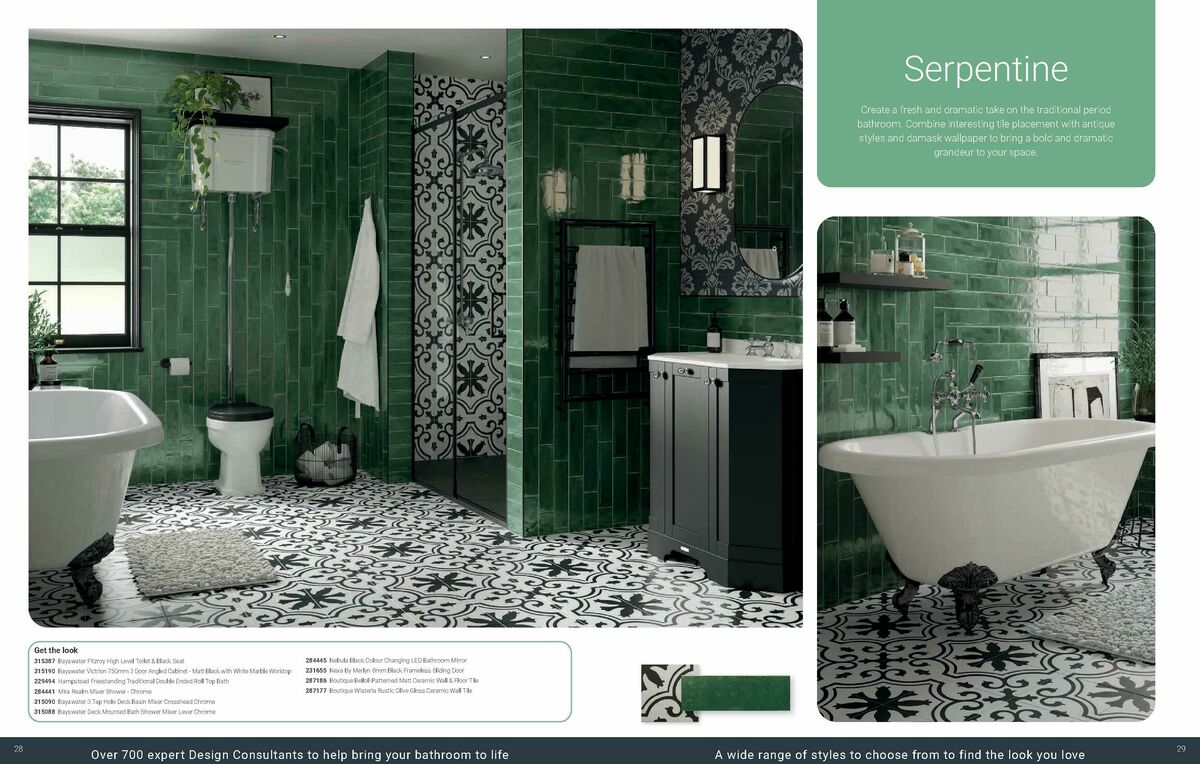 Wickes Bespoke Bathrooms Brochure Offers from 1 September