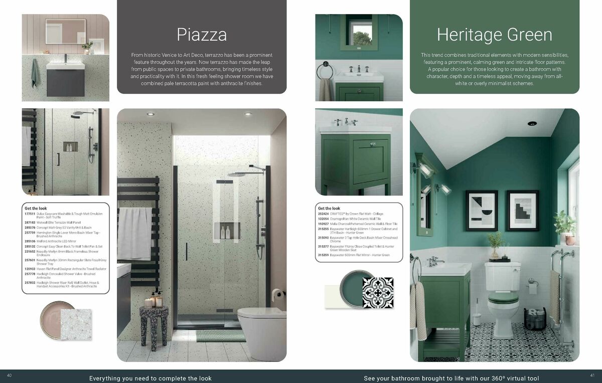 Wickes Bespoke Bathrooms Brochure Offers from 1 September