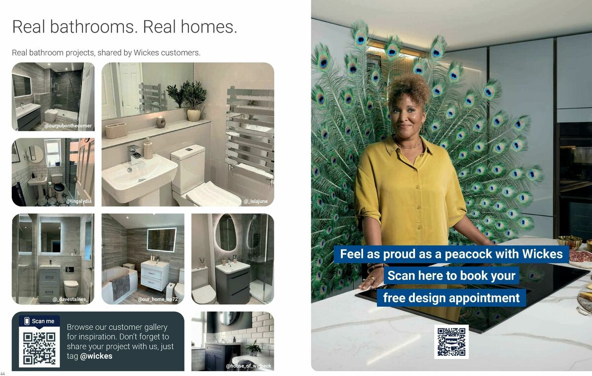 Wickes Bespoke Bathrooms Brochure Offers from 1 September