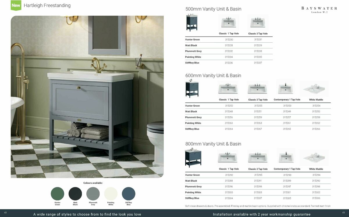 Wickes Bespoke Bathrooms Brochure Offers from 1 September