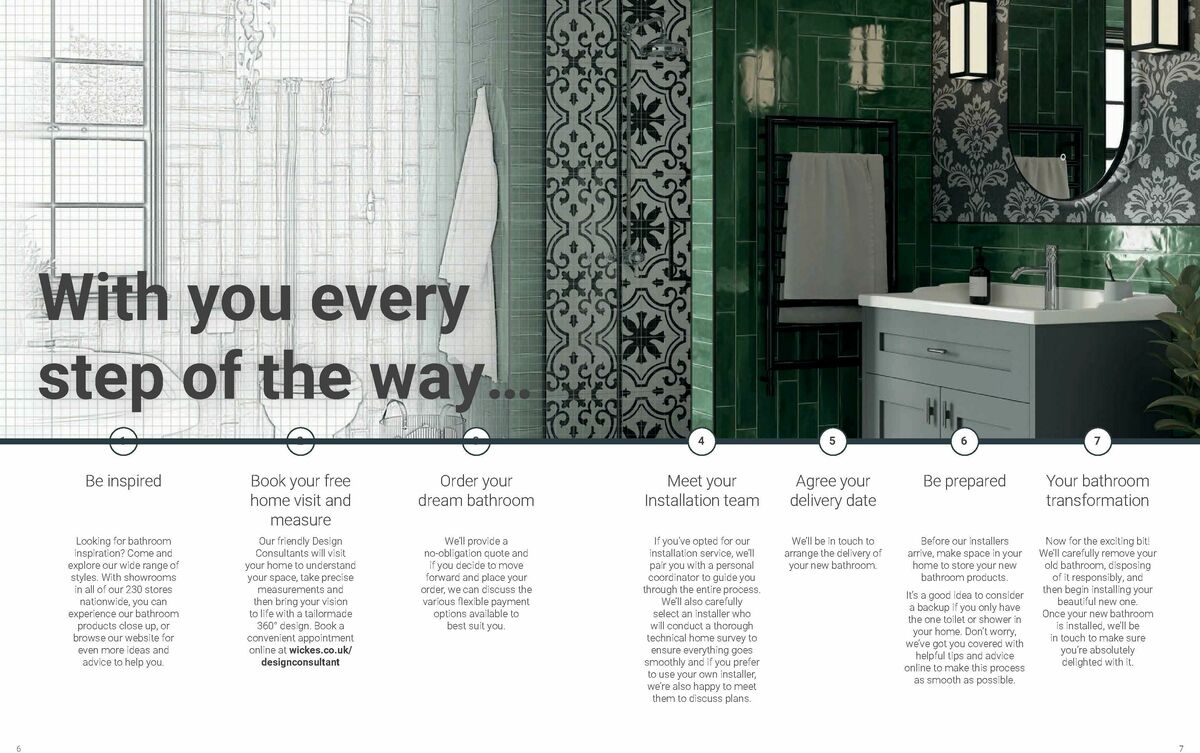 Wickes Bespoke Bathrooms Brochure Offers from 1 September