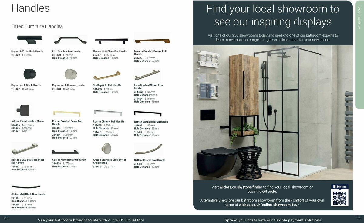 Wickes Bespoke Bathrooms Brochure Offers from 1 September