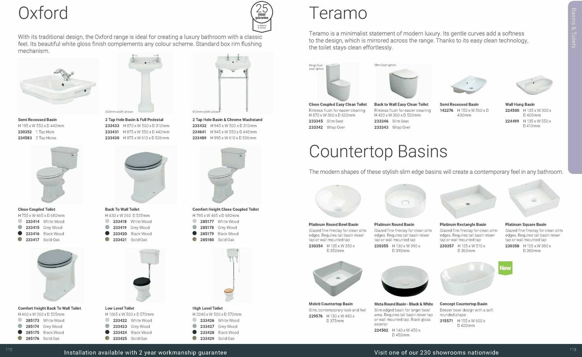 Wickes Bespoke Bathrooms Brochure Offers from 1 September