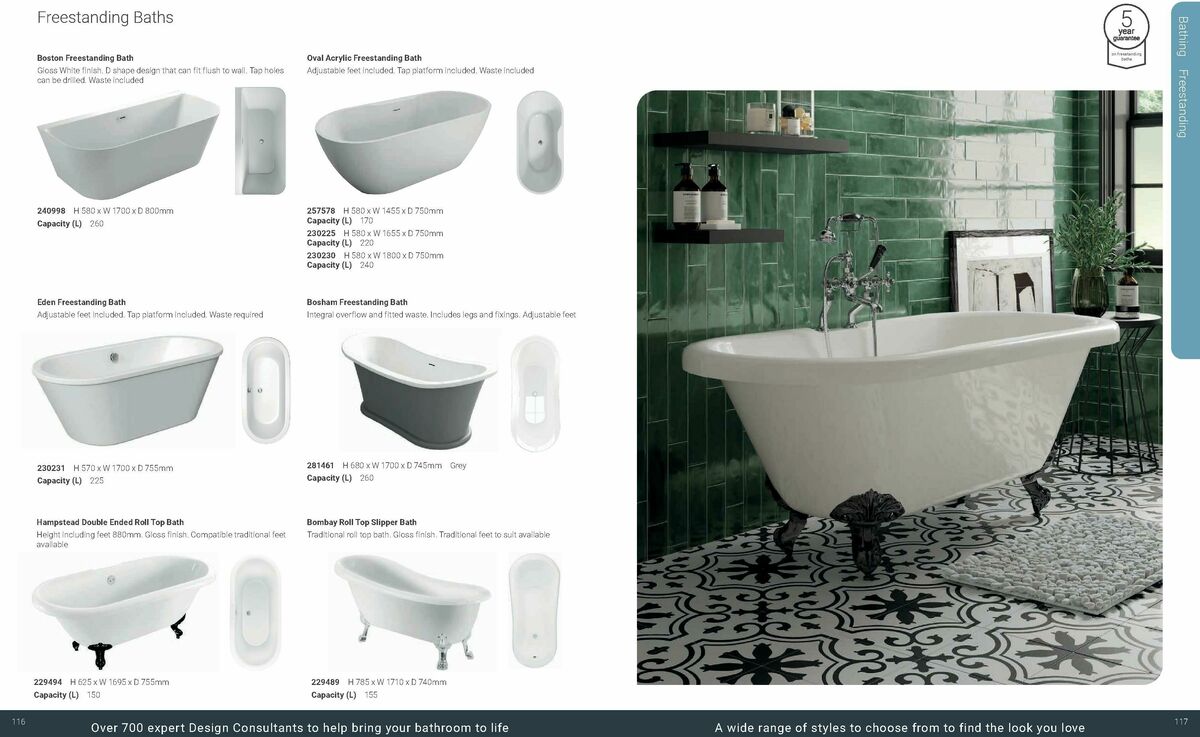 Wickes Bespoke Bathrooms Brochure Offers from 1 September