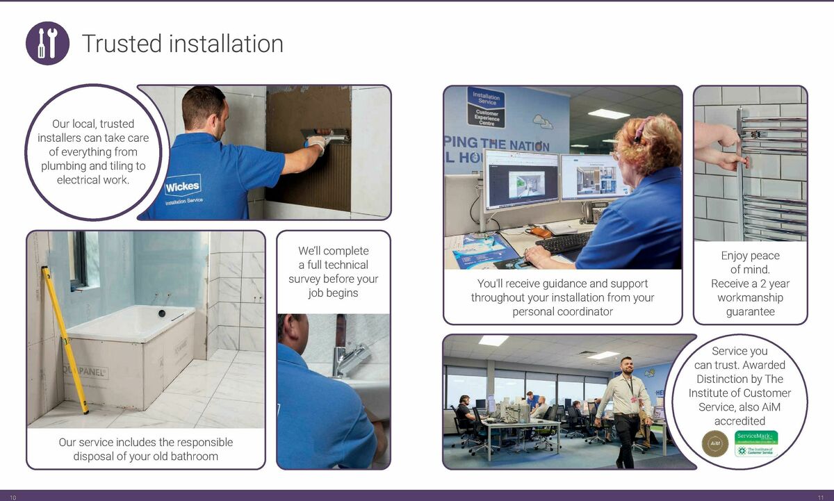 Wickes Bespoke Bathrooms Brochure Offers from 1 September