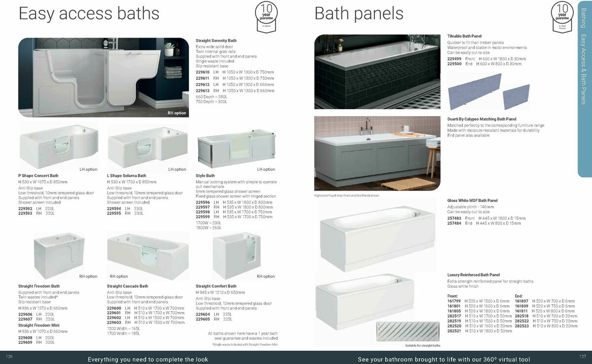 Wickes Bespoke Bathrooms Brochure Offers from 1 September
