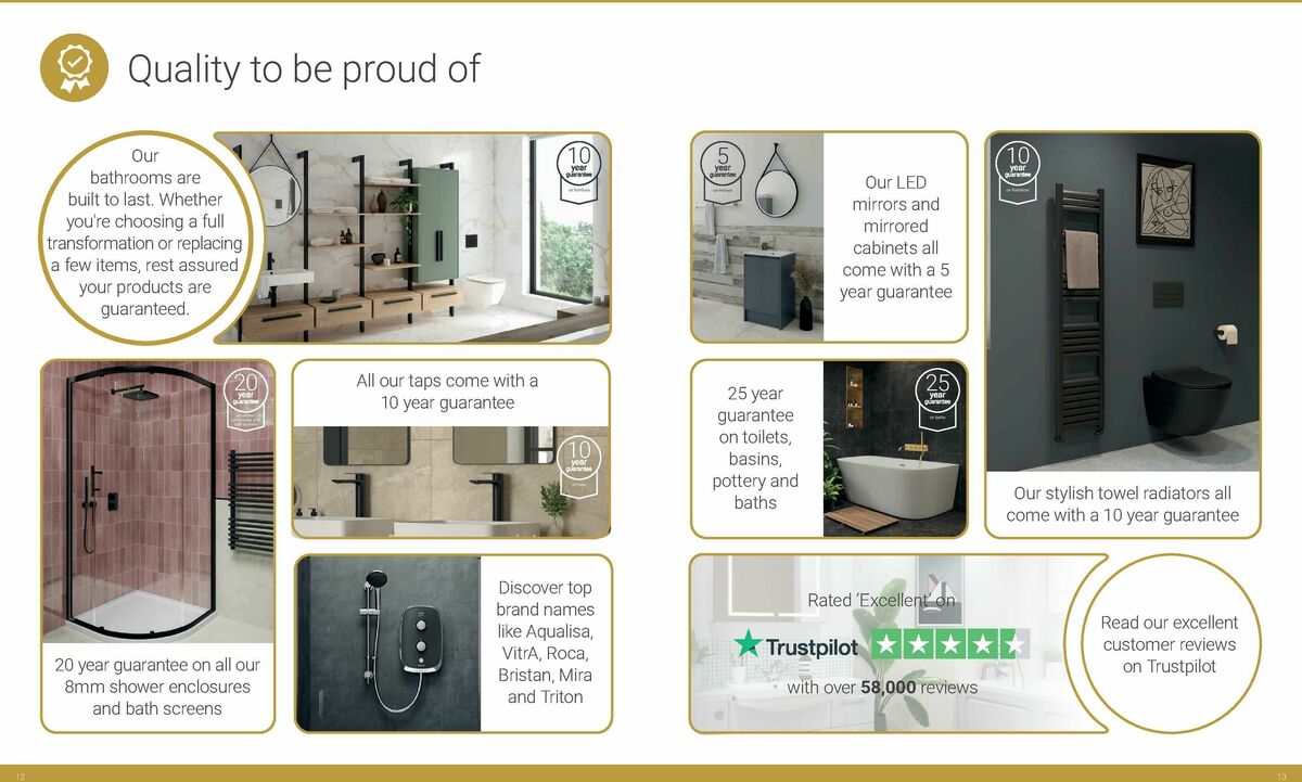 Wickes Bespoke Bathrooms Brochure Offers from 1 September