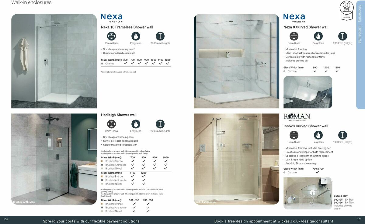 Wickes Bespoke Bathrooms Brochure Offers from 1 September