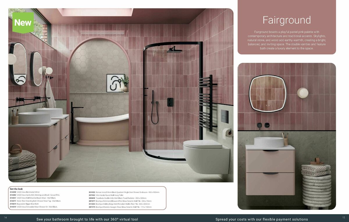 Wickes Bespoke Bathrooms Brochure Offers from 1 September
