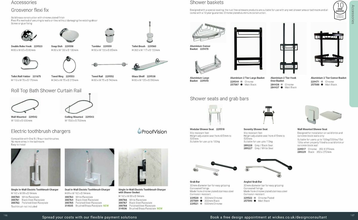 Wickes Bespoke Bathrooms Brochure Offers from 1 September