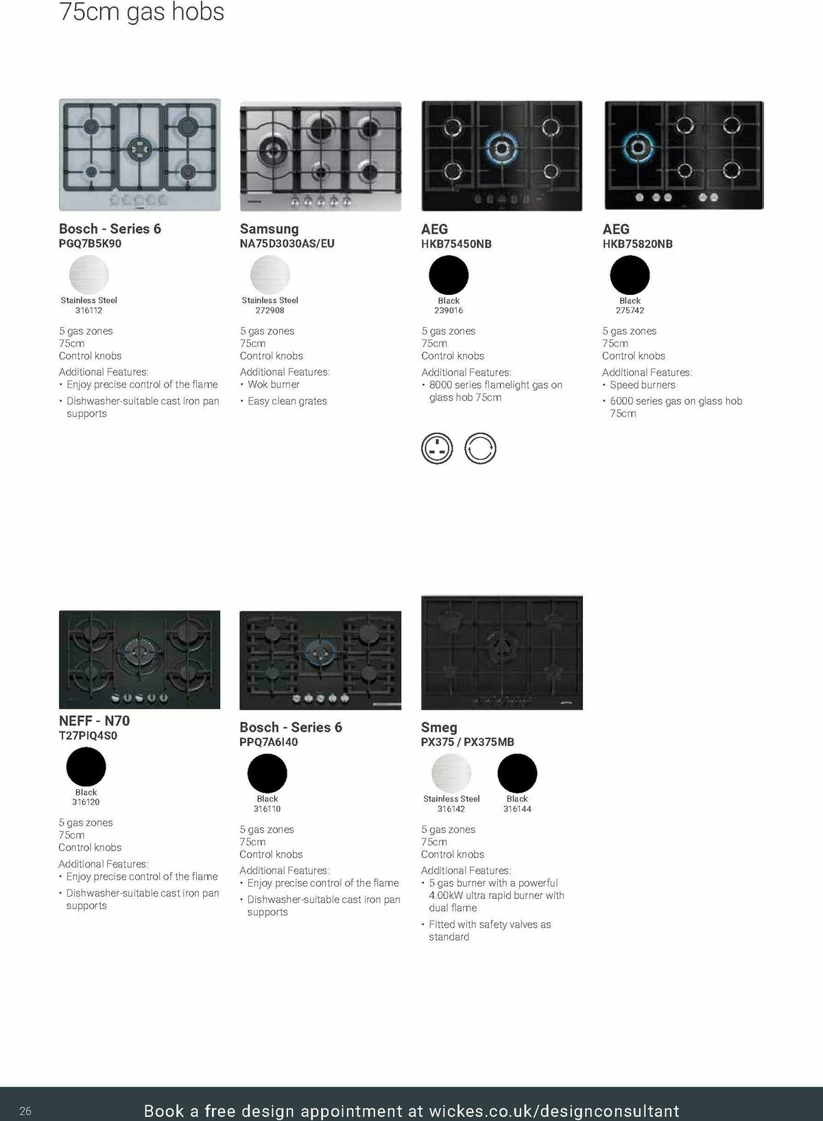 Wickes Kitchen Appliances Brochure Offers from 24 November