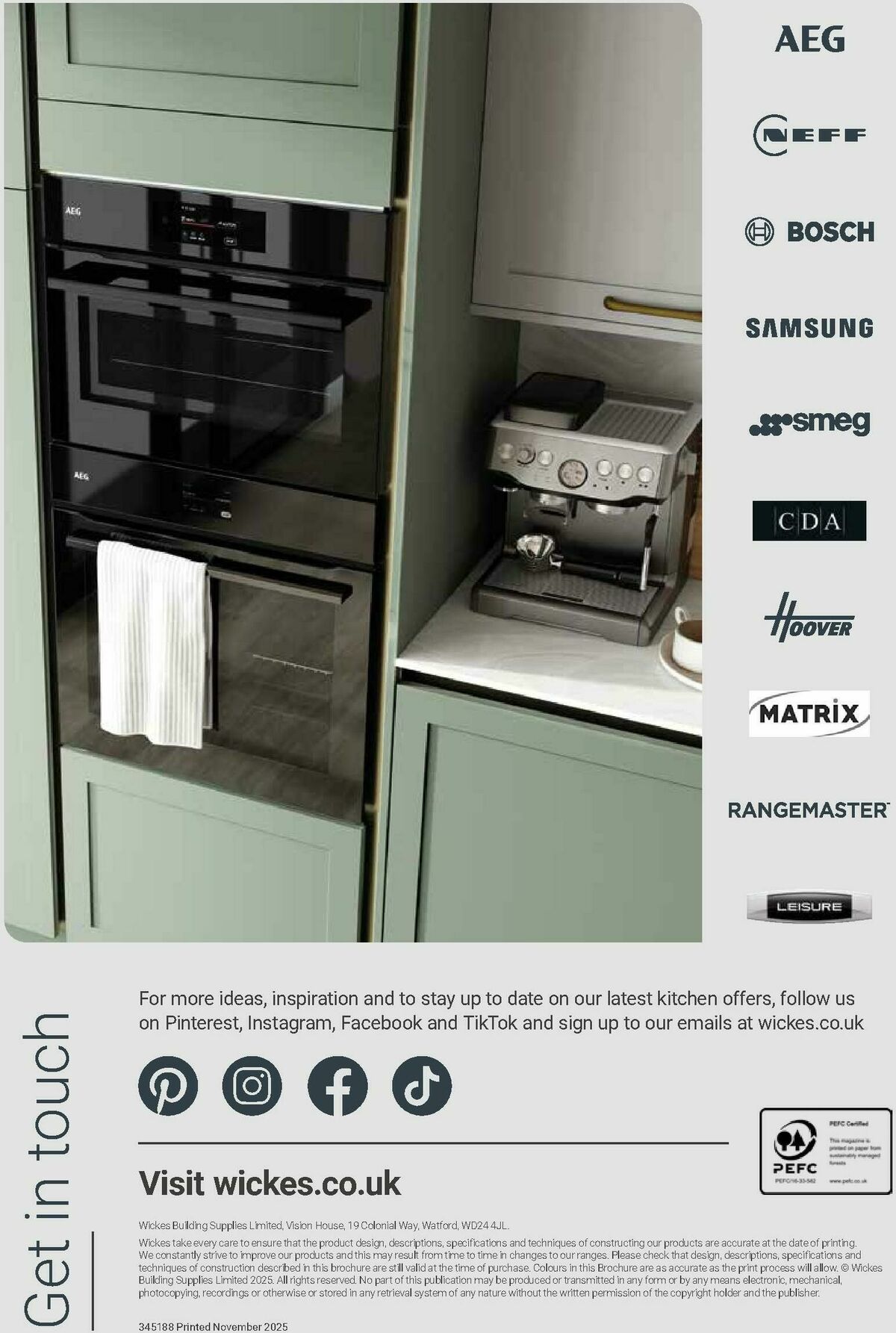 Wickes Kitchen Appliances Brochure Offers from 24 November