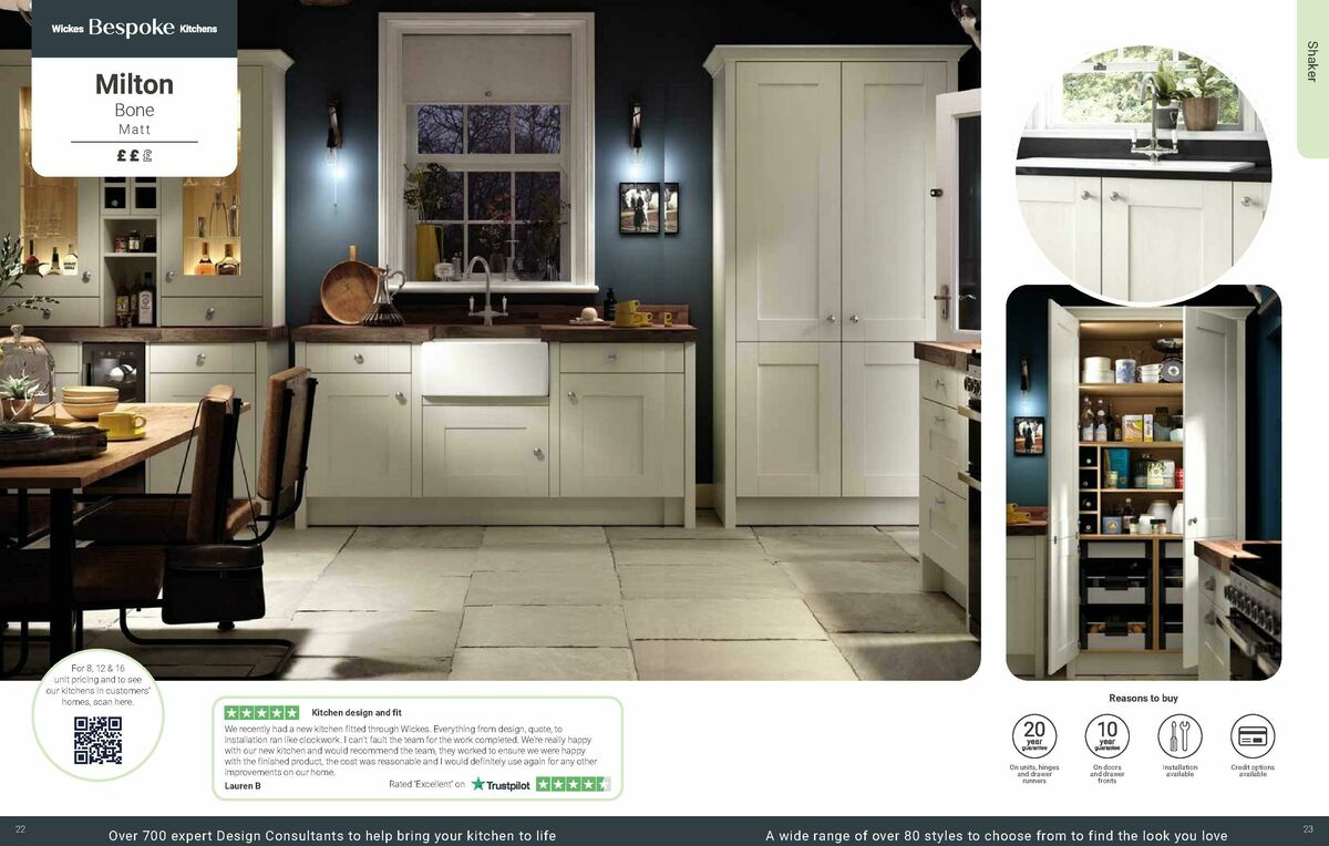 Wickes Kitchens Brochure Offers from 10 December