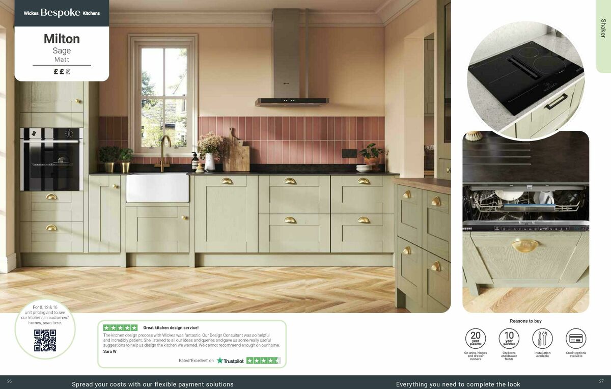 Wickes Kitchens Brochure Offers from 10 December