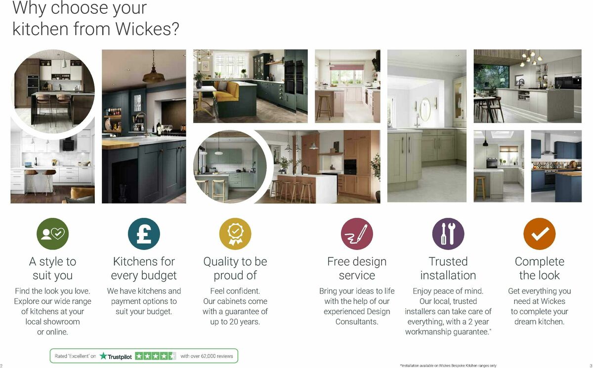 Wickes Kitchens Brochure Offers from 10 December