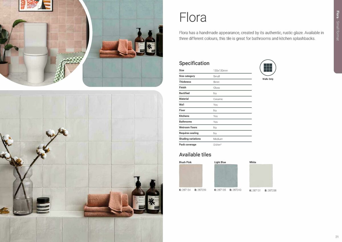 Wickes Boutique Tiles brochure Offers from 1 May