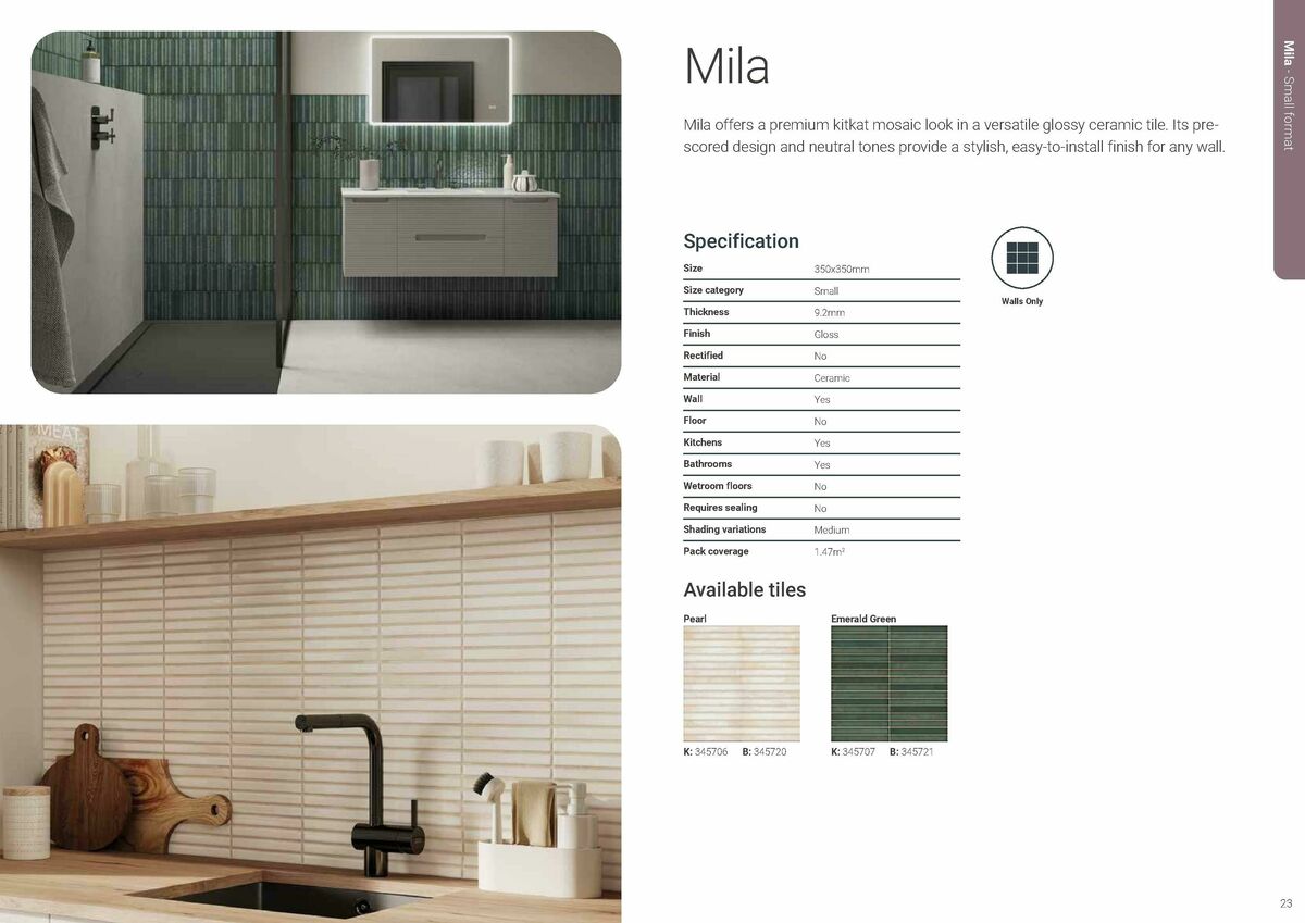 Wickes Boutique Tiles brochure Offers from 1 May