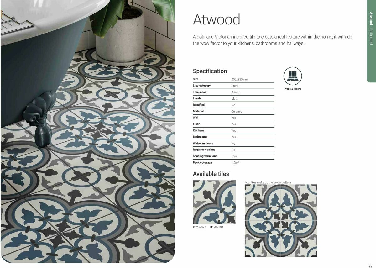 Wickes Boutique Tiles brochure Offers from 1 May