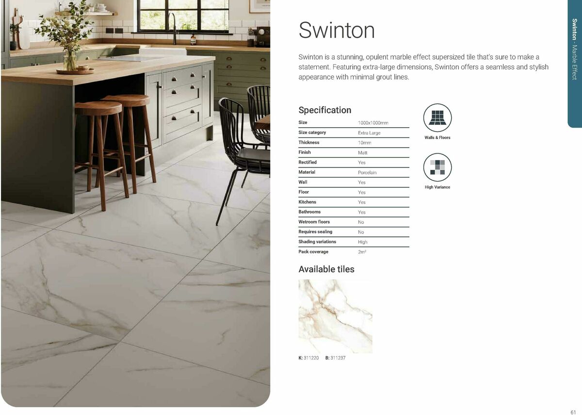 Wickes Boutique Tiles brochure Offers from 1 May