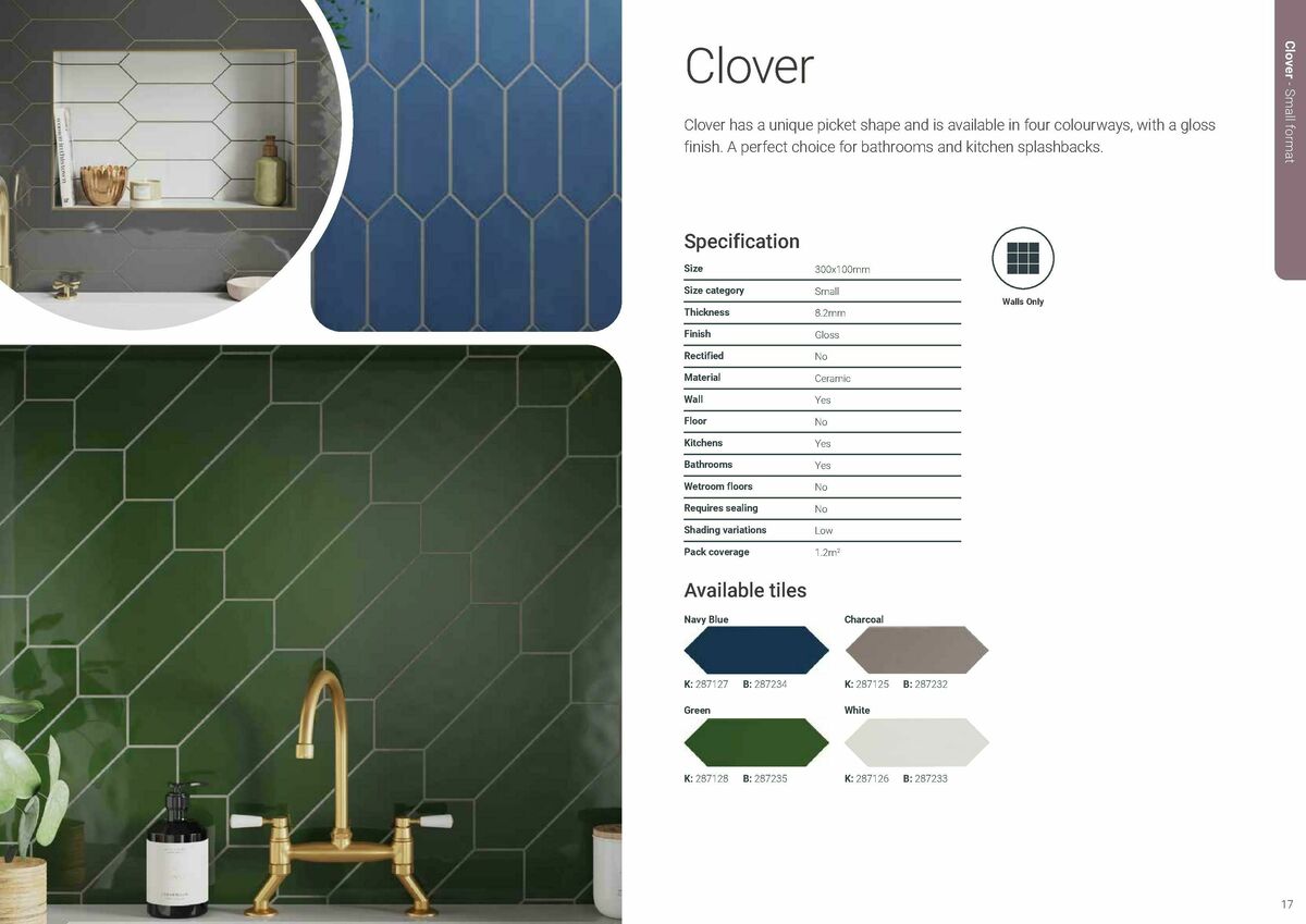 Wickes Boutique Tiles brochure Offers from 1 May