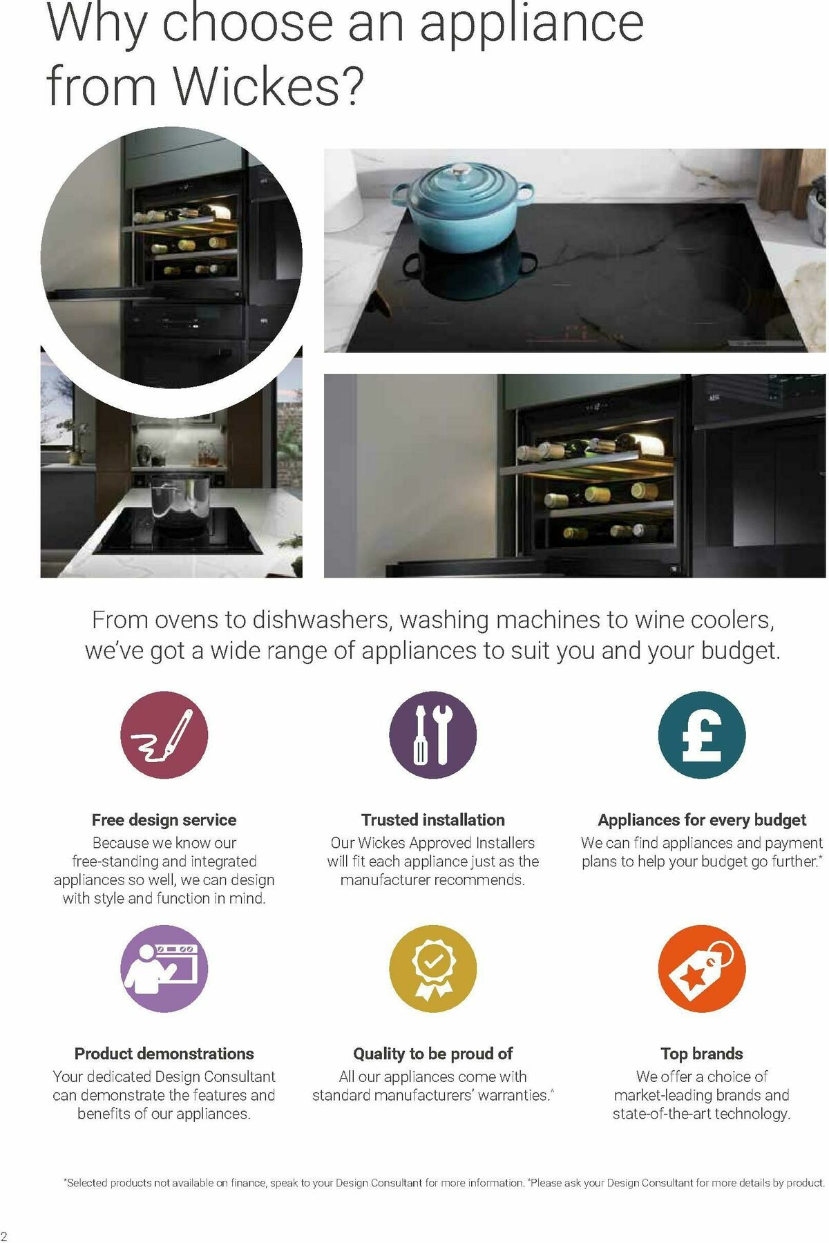 Wickes Kitchen Appliances Brochure Offers from 30 May