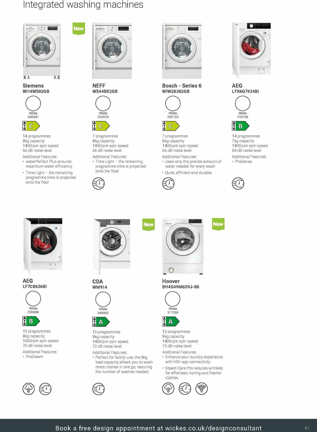 Wickes Kitchen Appliances Brochure Offers from 30 May
